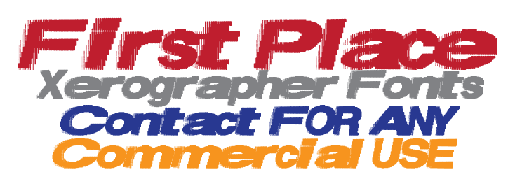 First Place Font / Display - FontPlanet