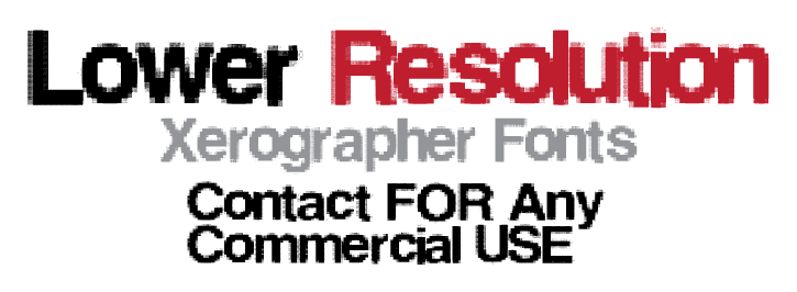 Lower Resoultion Font / Display - FontPlanet